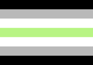 De Agender Pride Flag.