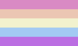 De Gay Men Pride Flag van Chara Violet.