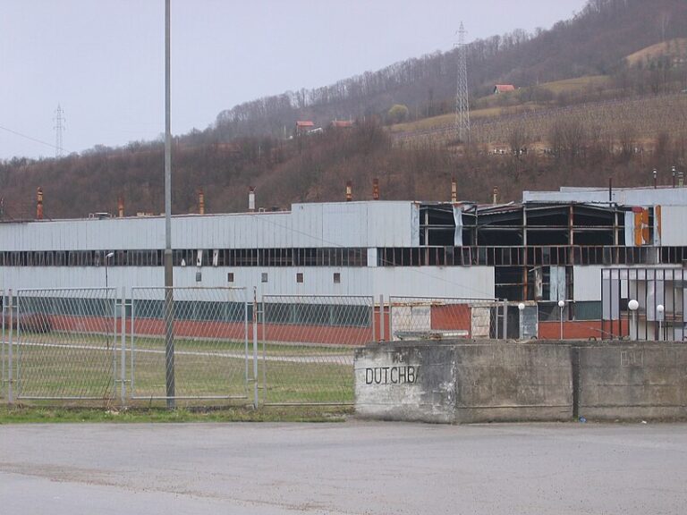 Het compound van Dutchbat in 2009.