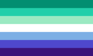 De Gay Men Pride Flag volgens Queerdom.