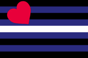 De Leather Pride Flag.