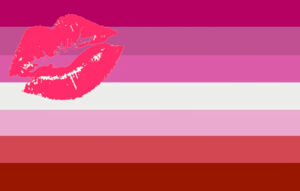 De Lipstck Lesbian Pride Flag.