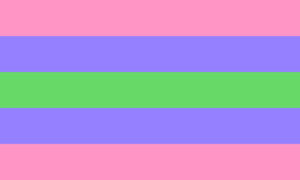 De Trigender Pride Flag.
