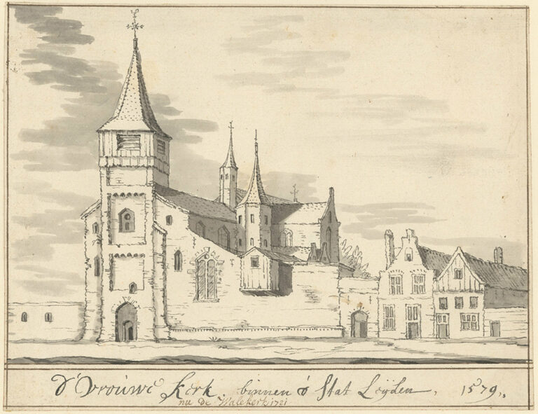 De Vrouwekerk in Leiden.