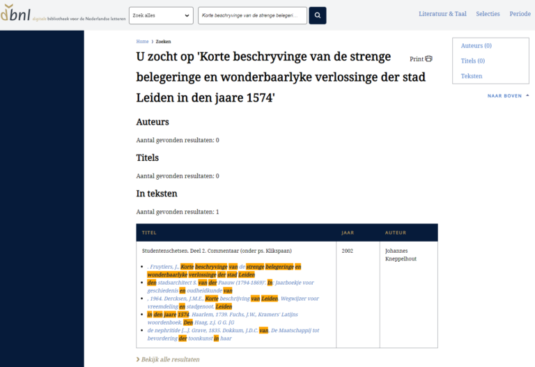 Gevonden resultaat via DNB