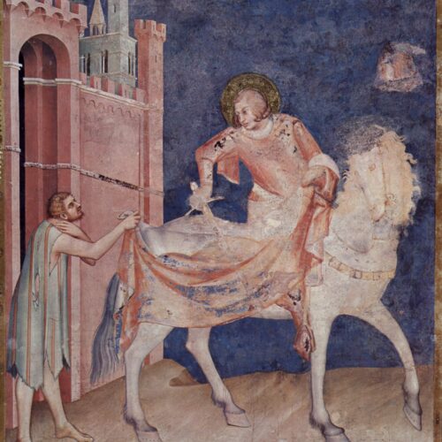 Sint Maarten door Simone Martini, ca. 1322-1326.