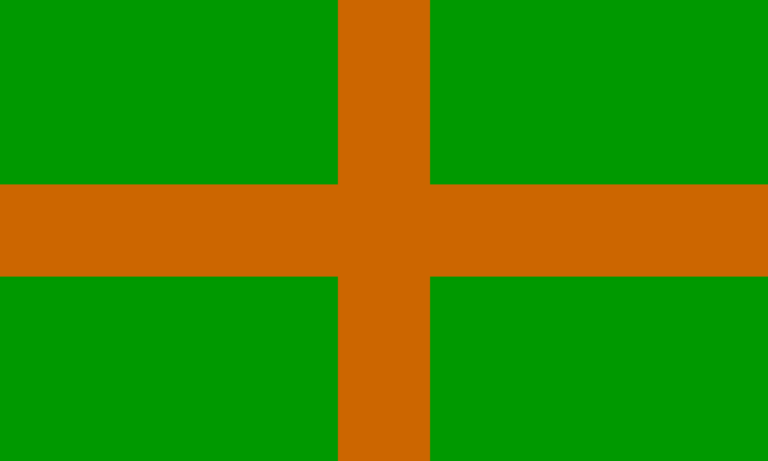 De vlag van de Nijmeegse Vierdaagse.