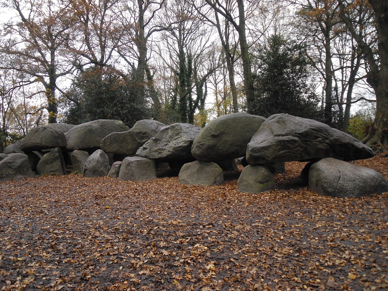 Dolmen in Drenthe (The Netherlands).