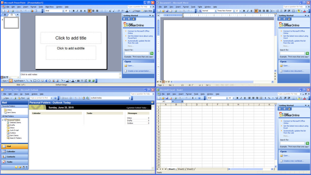 Microsoft Office 2010 (schermafdruk).