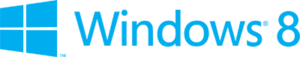 Microsoft Windows 8 en 8.1 (logo).